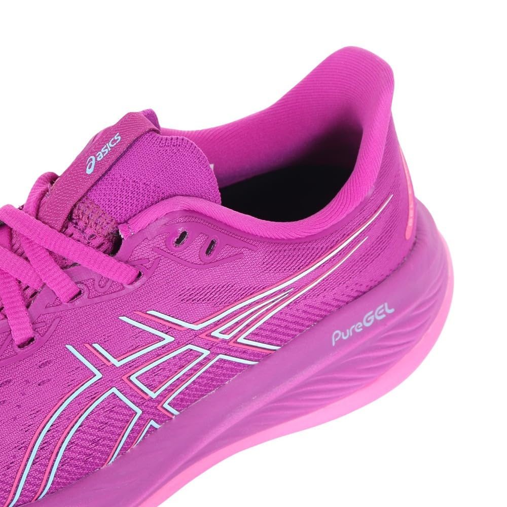 ASICS 26 Running Magenta Cushioned Sneakers Gel-Cumulus Shoes, (1012B599.500), Lightweight, (Magenta/23.0/Women's)