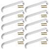 ZADAFINA 10-Piece Set of Door Handles, Cabinet Handles, Pull Handles, Drawer Pulls, Aluminum Alloy Knobs for Doors, Cabinets, Dressers, Cupboards, and