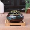 Ceramic Ice Cracking Incense Burner Coil Cone Stick Incense Burner Holder Home Ornaments Japanese Incense Burners Zen Decor 7