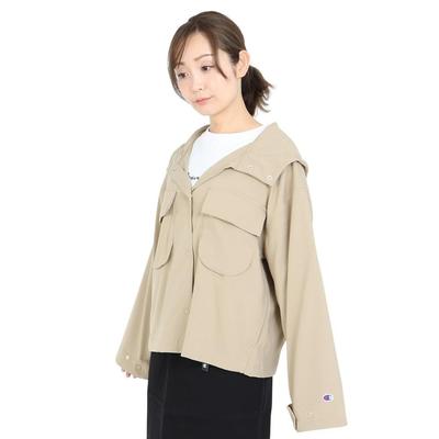Длинный Короткий Бежевый L [Champion] Куртка, Рукав, Куртка, Женская Повседневная, CW-X601,