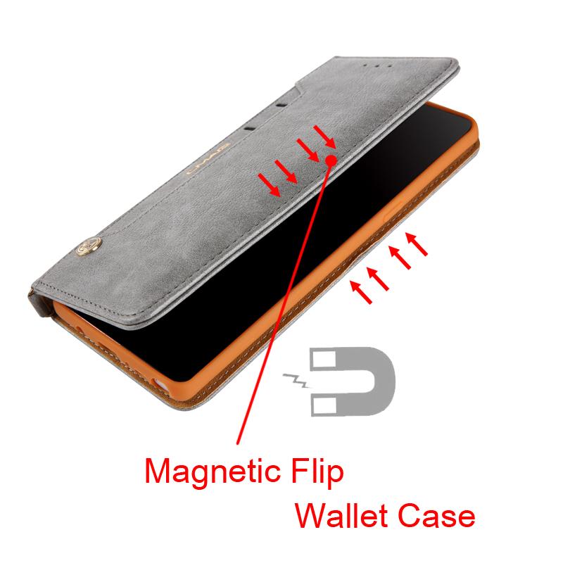 For iPhone 17 16 15 14 13 12 11 Pro Max Case Leather Magnetic Flip Wallet Cover For iPhone XR XS Max Plus Case Stand Card Holder