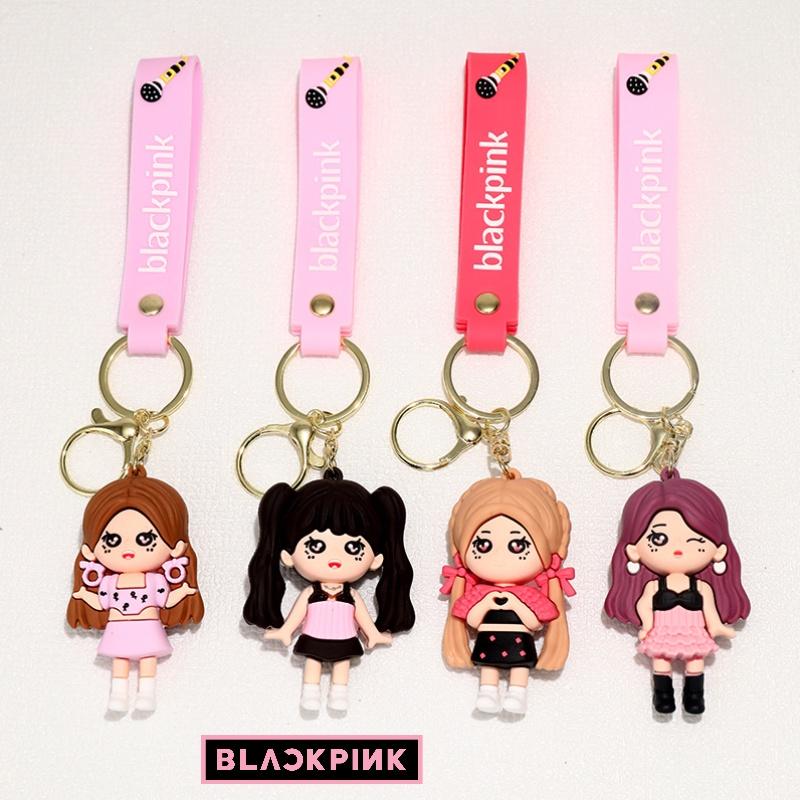 Новый силиконовый брелок Blackpink Милый брелок для сумки пары Автомобильный аксессуар