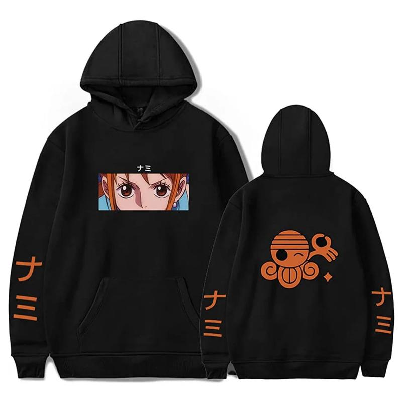 Japanese Anime One Piece Luffy Roronoa Zoro Sanji Harajuku Hoodies Men's Women's Casual Fashion Unisex Hoody Sweatshirt Male Top