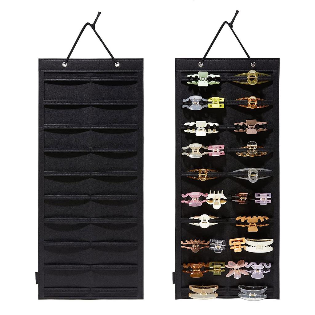 Сумка для хранения фетровых аксессуаров для волос, органайзер, веревка для волос с бантом, многофункциональная для дома, спальни, принадлежности для украшения стен