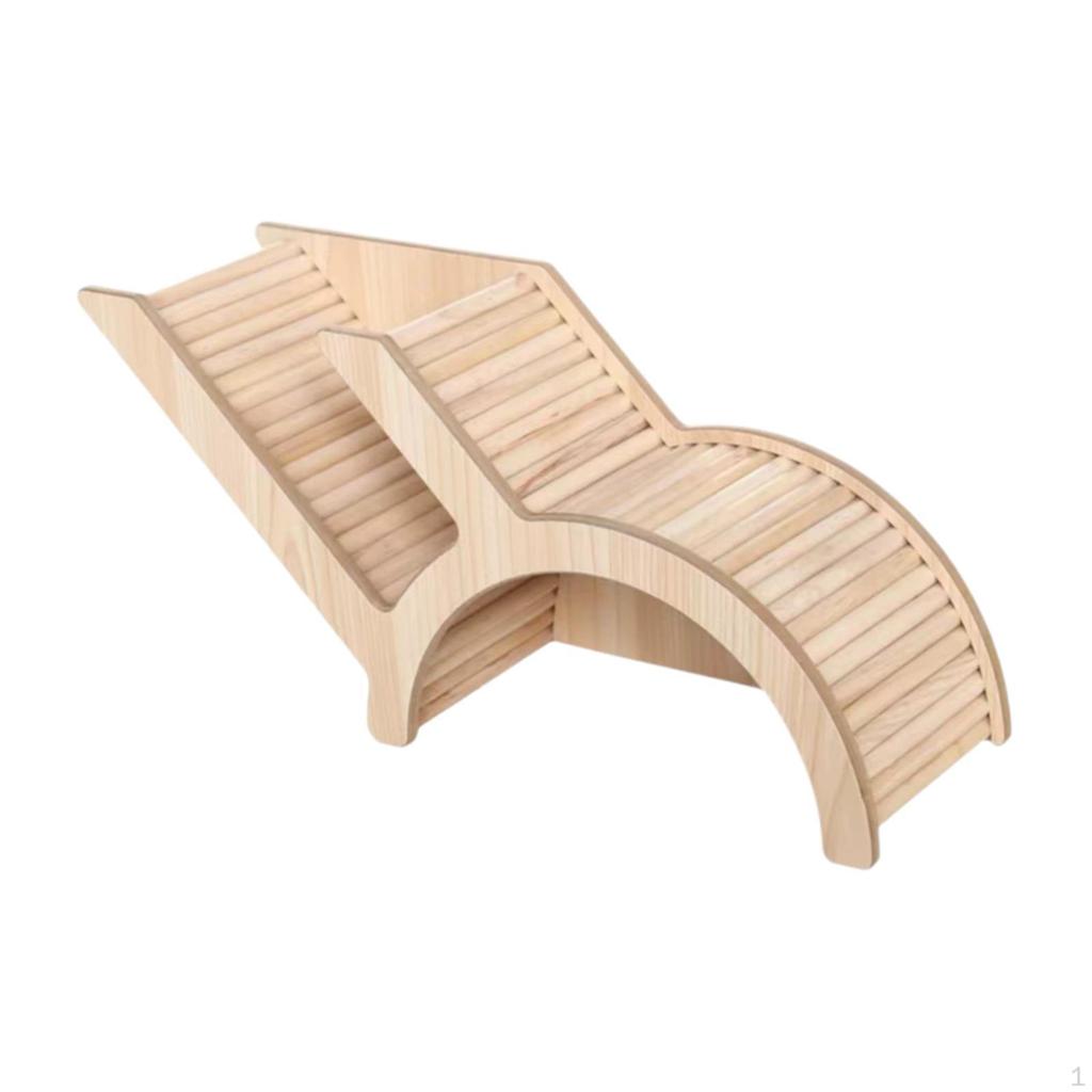 Hamster House and Habitat Small Pet Castle Home Chew Cage Toy,Wood,Small Animal Hideout Hut Play Toy