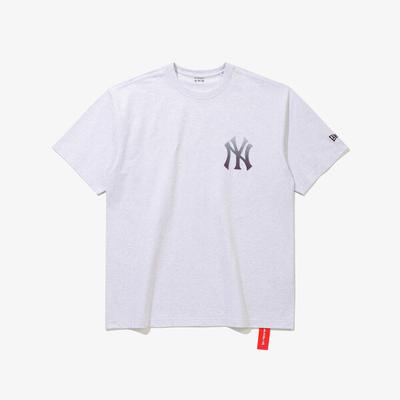 New Era Футболка New York Yankees HalfTon Хизер Серый 15147537