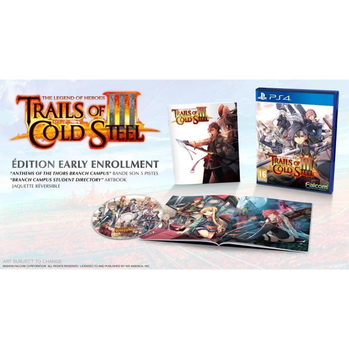 The Legend Of Heroes : Trails Of Cold Steel III – Édition Early Enrollment Jeu PS4