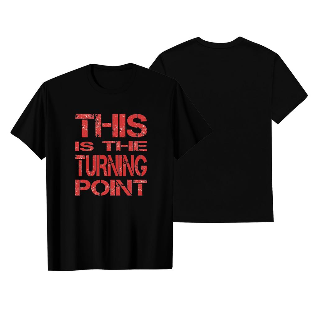 Unisex Round Neck Casual Printed Short-sleeved T-shirt Top