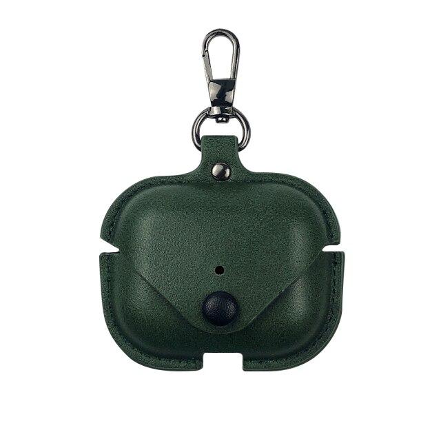 Кожаный чехол для беспроводных наушников с Bluetooth для AirPods Pro, чехол из натуральной кожи, защитный чехол для Apple Airpods 2 air pods, зарядное устройство