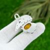 Подвеска из натурального камня Тигровый глаз, серебро 925 пробы, индийские украшения для женщин