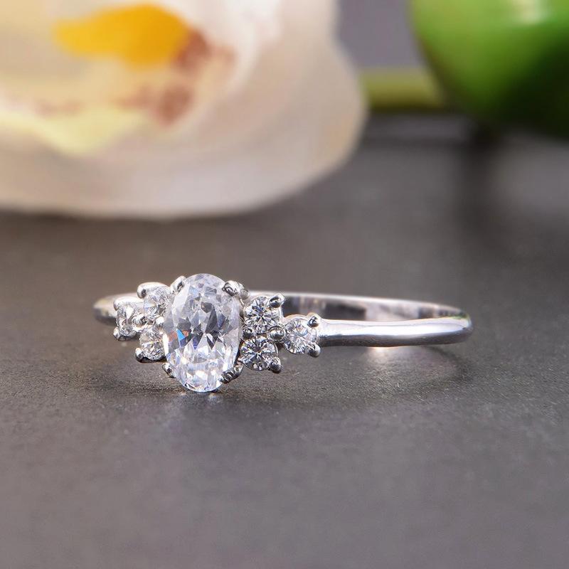 1Pc Fashion Fashion Trend Wedding Ring Oval Ring Multifunctional Ring