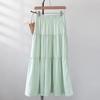 Uncle Radish 2025 Women's Midi Skirt: Loose Fit, Hip-Covering, Small Swing, Lazy Style