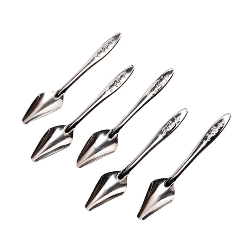 Ложка для кормления птиц из нержавеющей стали для попугаев, корелл, волнистых попугайчиков и птенцов.