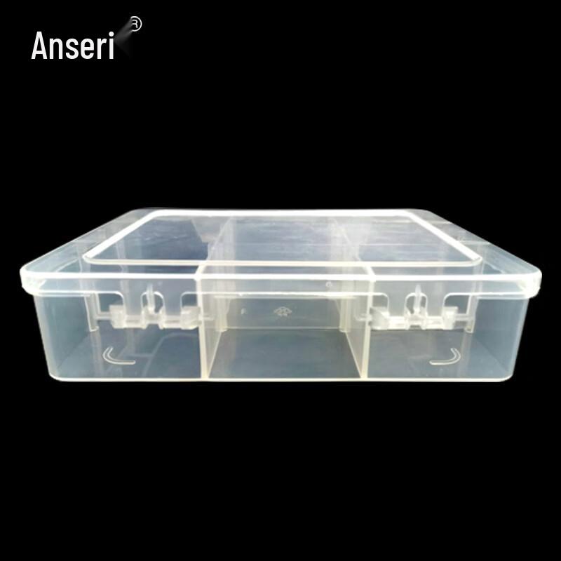 Ancai Rui Transparent Plastic 9-Grid Organizer Box