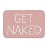 Get Naked Doormat Welcome Mat  Bath Bedroom Living Room Soft Anti-slip Carpet Balcony Floor Rug Home Decoration