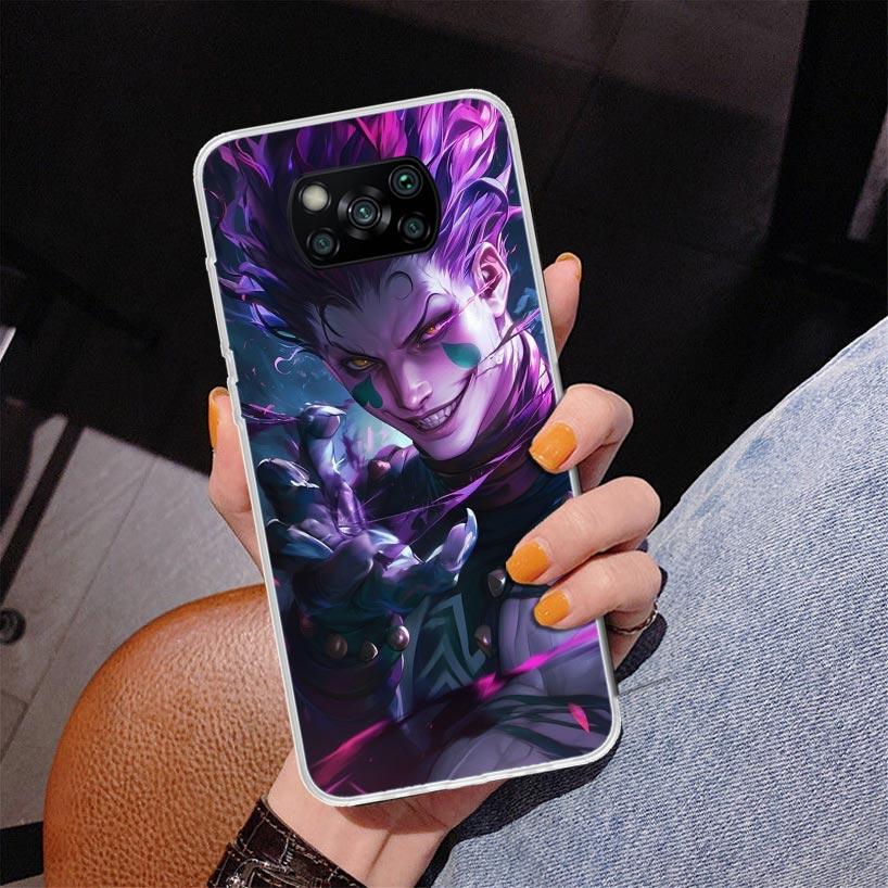 Чехол-бампер Huner X-Hunters Hisoka для Xiaomi Poco X5 X6 X7 Pro X4 Gt F7 Ultra M8 M7 Redmi 15C 15 13C 13 12C 12 Уникальный чехол Coqu