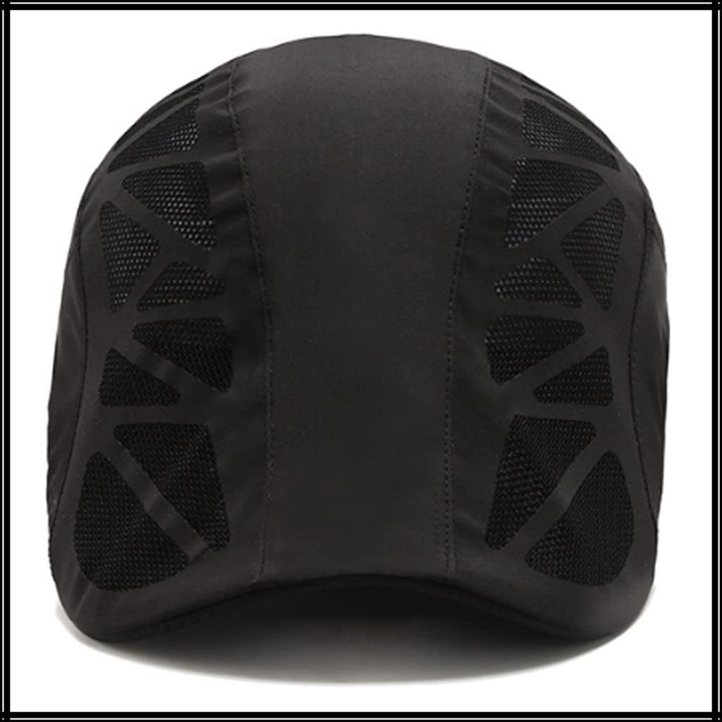 Охотничья сетчатая кепка с логотипом, беговая спортивная, легкая, быстросохнущая CA500 [Белый Клык] Мужская (черный)