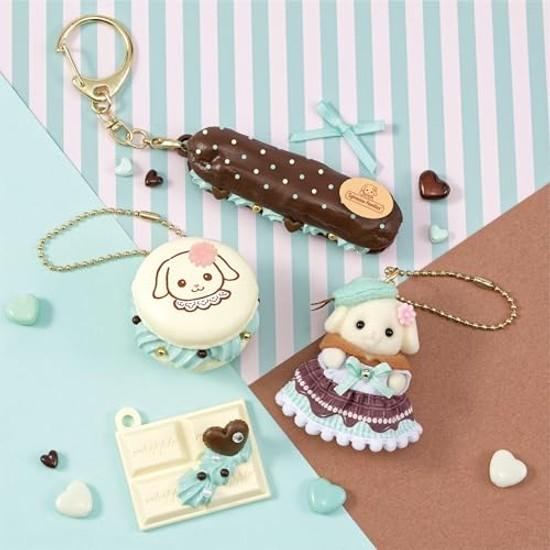 Набор-брелок Whipple Character Sylvanian Families Whip (Шоколадная мята) W-170 Возраст 8+ Игрушка Украшение Шеф-повар Создание EPOCH