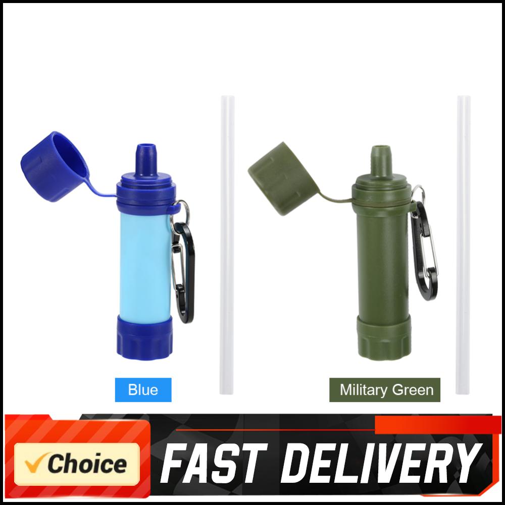 Outdoor Drinking Water Filtration Purifier Emergency Life Portable Survival Straw Water Filter for Climbing Travel Camping