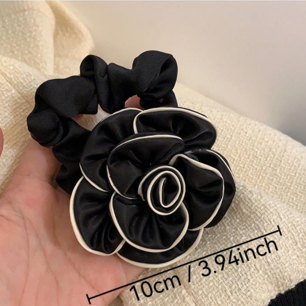 Элегантные женские резинки для волос, красивые цветочные резинки для волос, идеальные модные аксессуары для волос, высокоэластичные инструменты для волос для хвостика