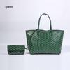 Goya Goyard Средняя сумка-тоут в клетку "гусиная лапка": Большая вместительная женская сумка через плечо для мамы и для поездок на работу