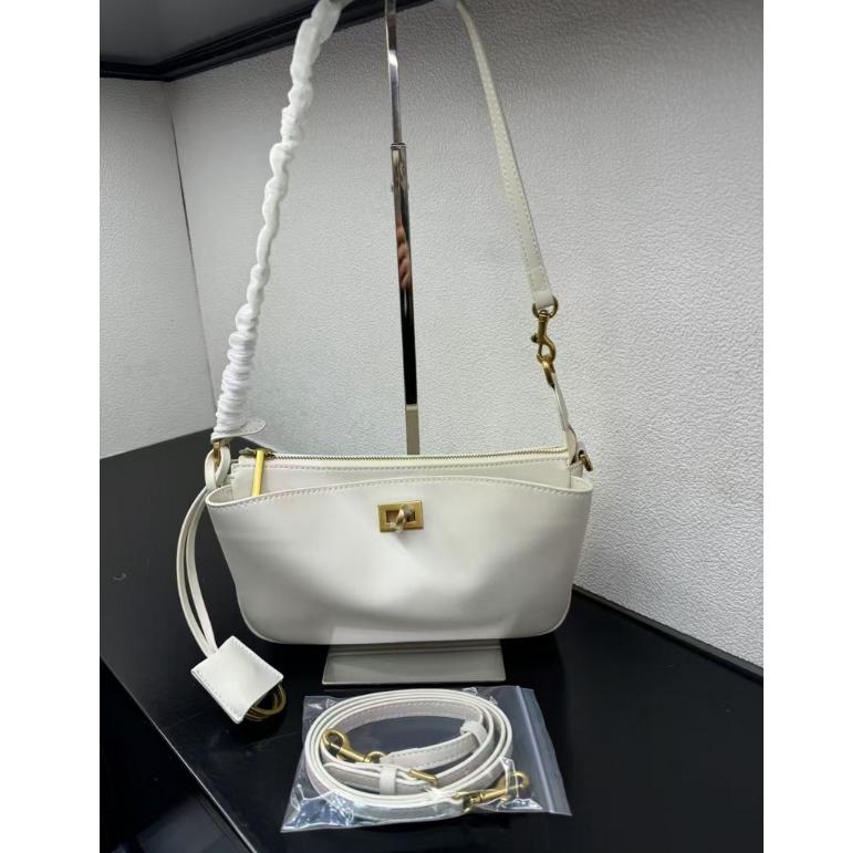 2025 Новая женская сумка из натуральной кожи Nappa Leather Underarm Bag + Rodeo Small Large Capacity Casual Women Bag Cross Border