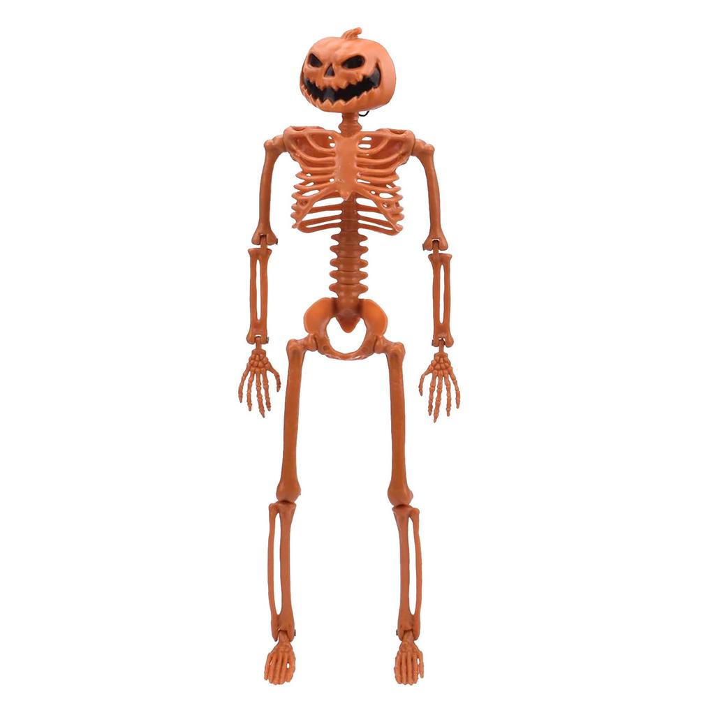 Halloween Poseable Human Skeleton Full Life 35.43 Inch Large Size Props Party Decor