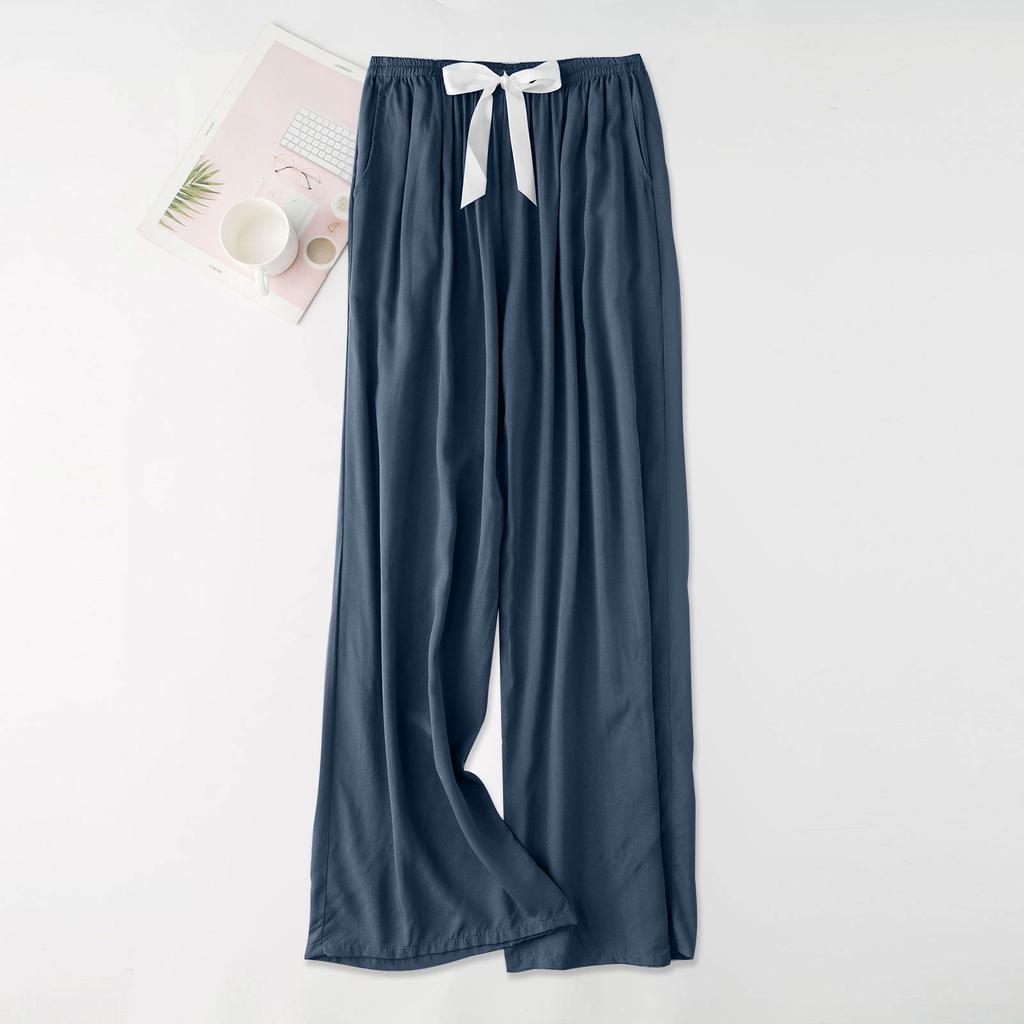 Women's Casual Fashion Sleep Pants Loungewear Pants Wearable As Outerwear High-Waisted Pants