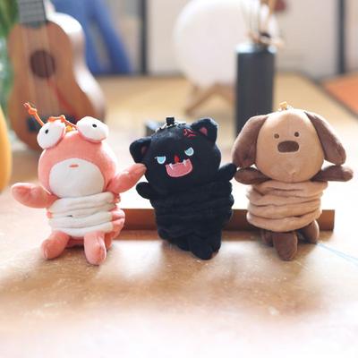 Милый милый омар маленькая подвеска плюшевая игрушка кукла котенок щенок сумка подвесной брелок тряпичная кукла