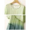 Женский летний градиентный свободный комбинезон длинная юбка