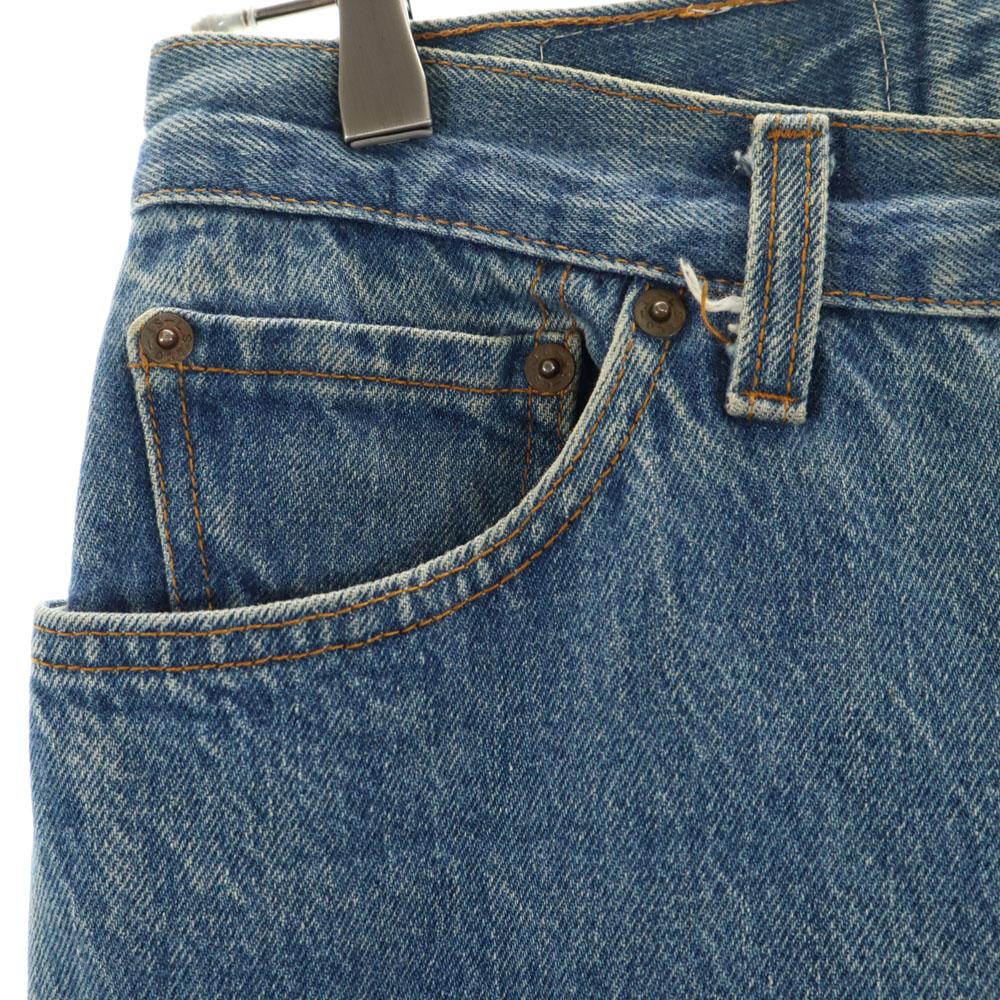 Levi's 90-е Сделано в США Старые зауженные джинсы синего цвета на пуговицах Женские Б/У