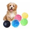 Dog Chewing Rolling Ball Plush Stuffed Pet Supplies Interactive Cat Dog Toy Movable Puppy Chew Squeaky Toy For Dogs Cats