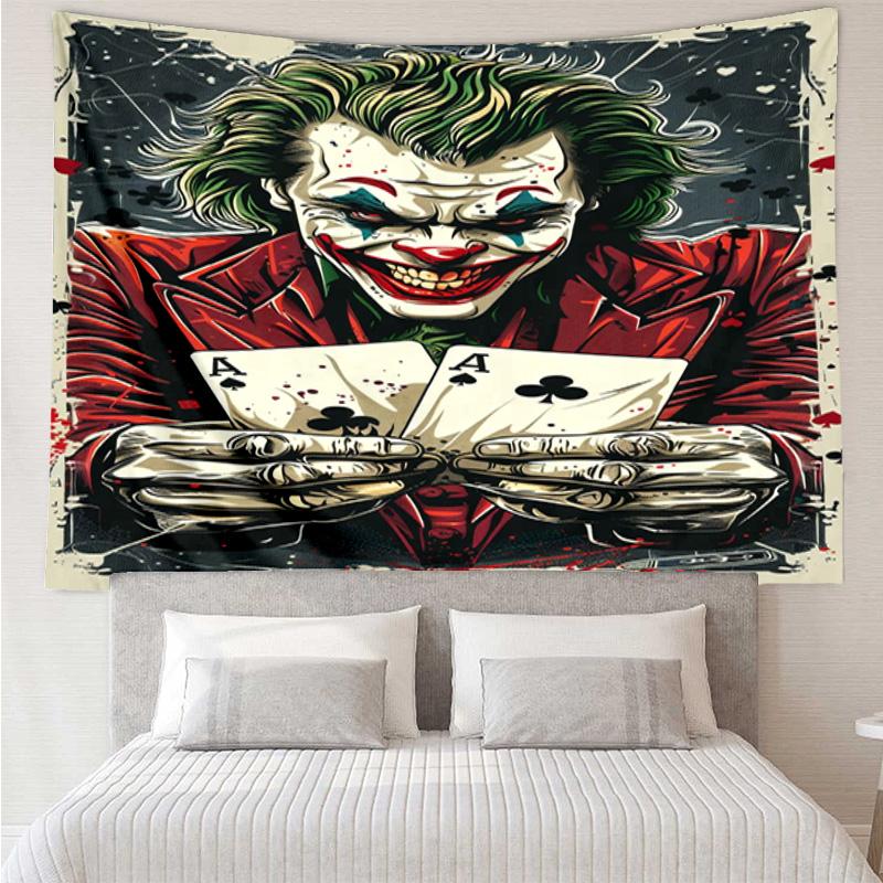 Cool clown Pattern Tapestry Hanging for Bedroom,Livingroom, Playroom,Decor Art Room Wall Tapestry Holiday and Birthday Gifts