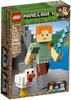 LEGO Minecraft Big Fig Alex and Chicken 21149 Building Blocks Toy for Boys