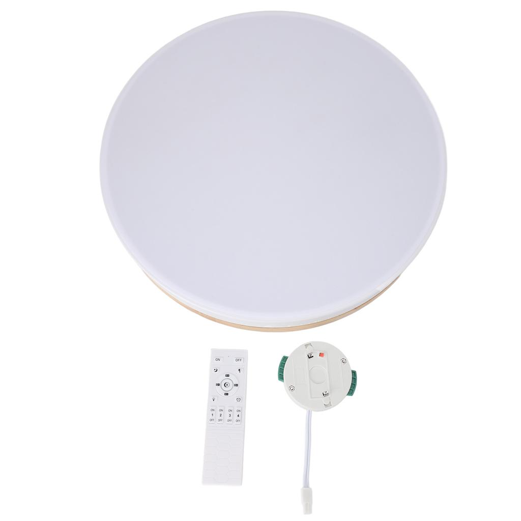 Ceiling Light Modern Round Dimmable 2700K‑6000K APP Remote Control LED Flush Mount Ceiling Light Fix