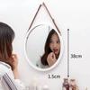 Nordic Bath Mirror Hotel Bathroom Hall Wall Decoration Hanger Mirror Frame Toilet Dressing Mirrors Bath Decor Mirror Wall
