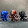 3D-печатная мини-статуэтка инопланетянина - Креативное настольное украшение и уникальный подарок