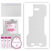 apgo Protective Skin Sticker for the Back Compatible with Cubot King Kong 5 Pro, Wrap Film, Foil, Vinyl - Pattern Transparent Carbon