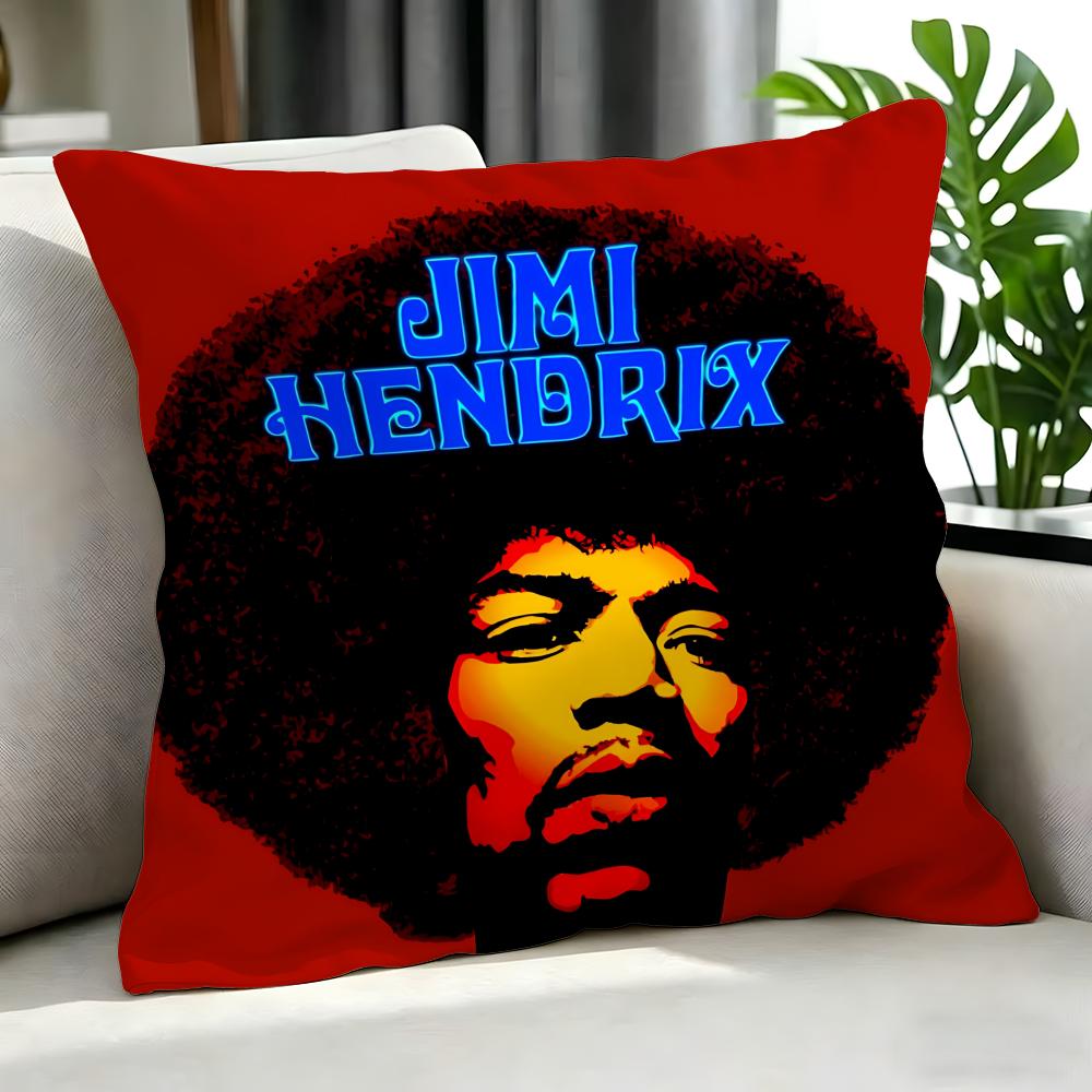 Band TThe Jimi Hendrix Experience Cushion Cover Cushion Cover Set Pcs x x x Pillowcase Decorative Sofa Home Decor