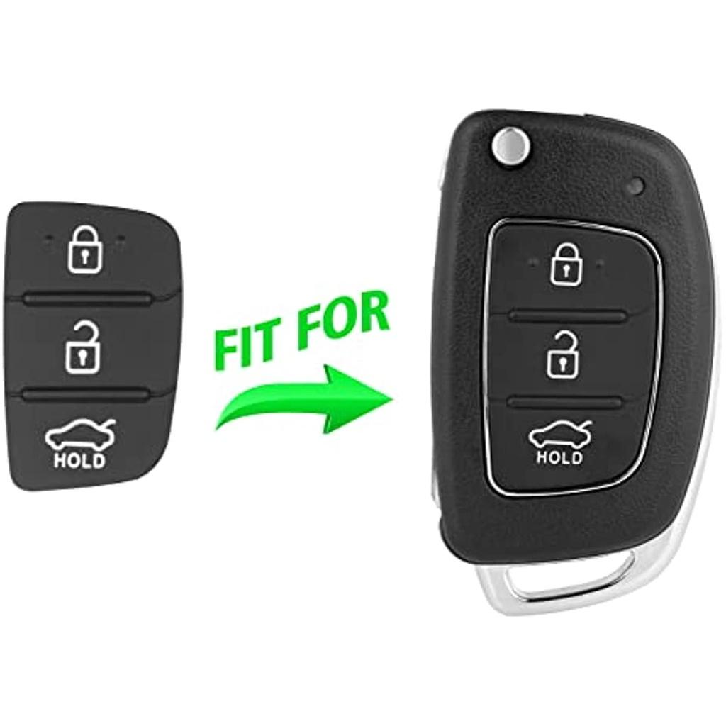 Клавиатура для ключей автомобиля, 3 кнопки, совместимая с Hyundai I20 I30 Ix20 Ix35 Tucson Santa Fe, корпус ключа автомобиля Pilot, ключ от автомобиля