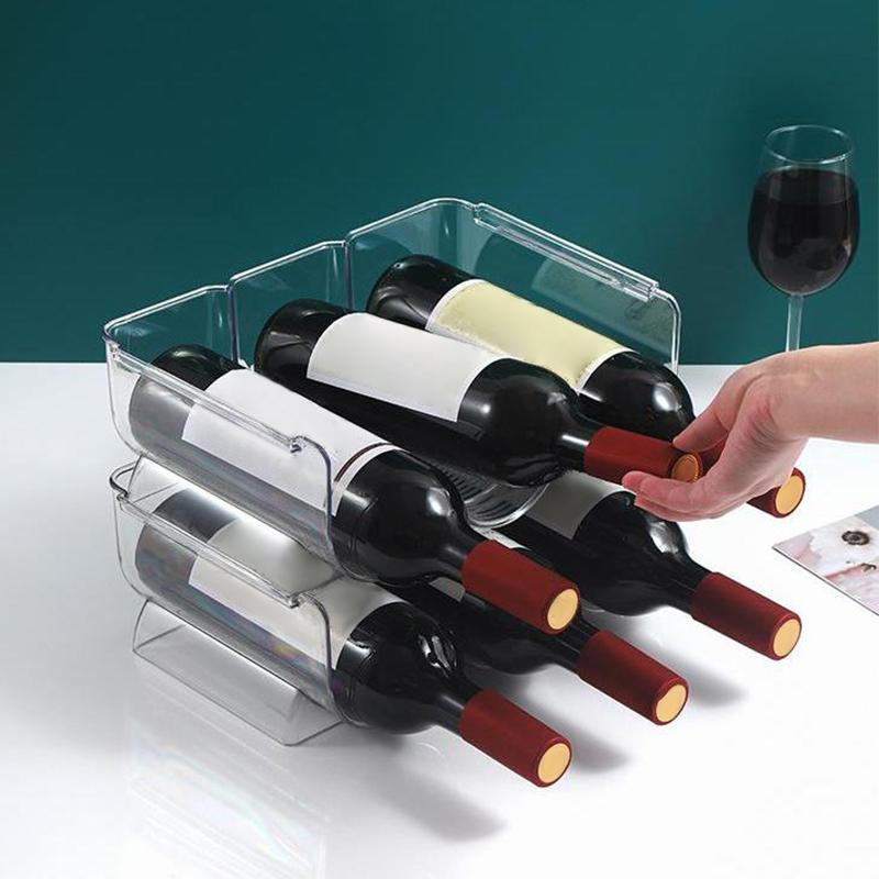 Wine Storage Rack Stackable Wine Bottle Holder Wine Cabinet Counter Holder Red Wine Storage Stand Champagne Wall Stand