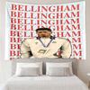 Jude Bellingham Tapestry for Bedroom Aesthetic Classroom Tapestries Wall Hanging for Living Room Dorm Office,Ideal Creative Gift
