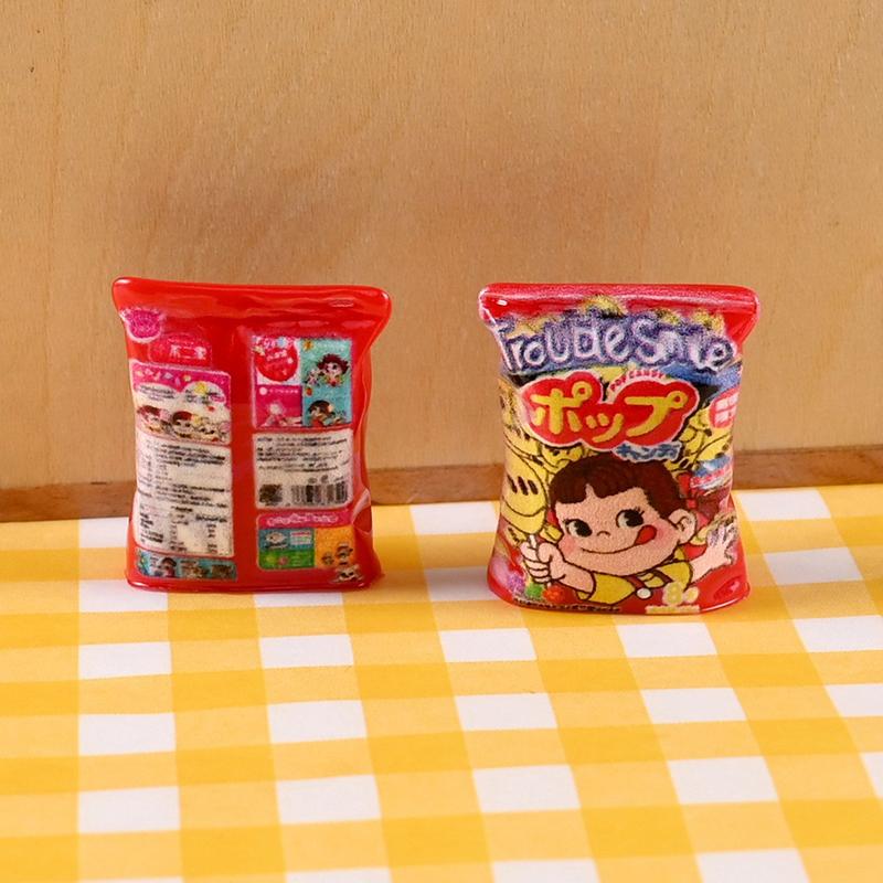 6 шт. кукольный домик миниатюрная смоляная конфетная модель мини закуска для миниатюрного кукольного домика декор игрушки аксессуары