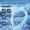 PCM Cooling Neck Ring Reusable Freeze Ice Neck Band Summer Heat Relief Hanging Neck Cooler for Outdoor Sports