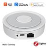 Tuya Zigbee Smart Temperature and Humidity Sensor Micro USB / Battery Powered Home Security Work with Homekit Alexa Google Home