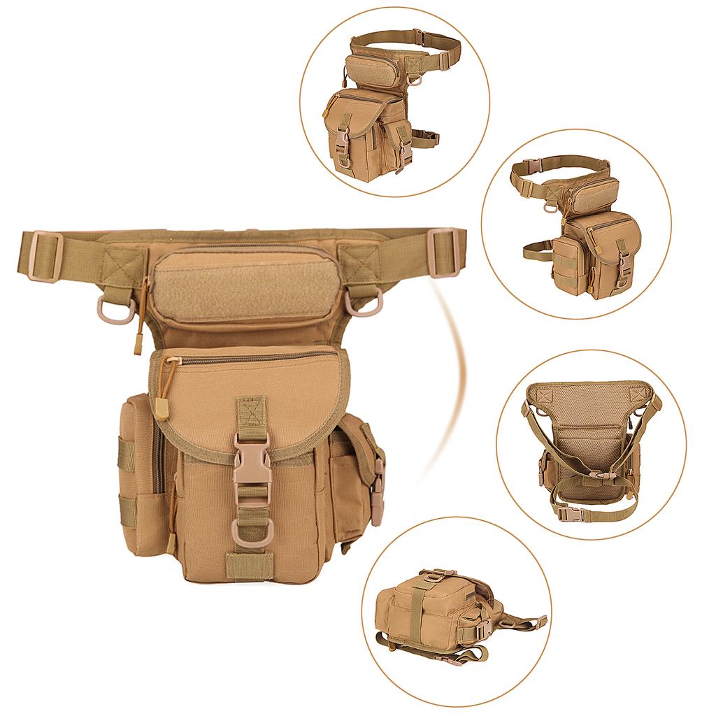 Сумка для ног, водонепроницаемая сумка для талии бедра, сумка для путешествий, пеших прогулок, езды на велосипеде, кемпинга