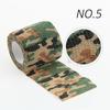 4.8m Camouflage Elastic Wrap Tape Hunt Disguise Elastoplast Self Adhesive Sports Protector Knee Finger Ankle Athletic Bandage