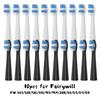 10pcs Toothbrush Heads Compatible with Fairywill FW-507/508/515/551/917/959/2011/D1/D3/D7/D8