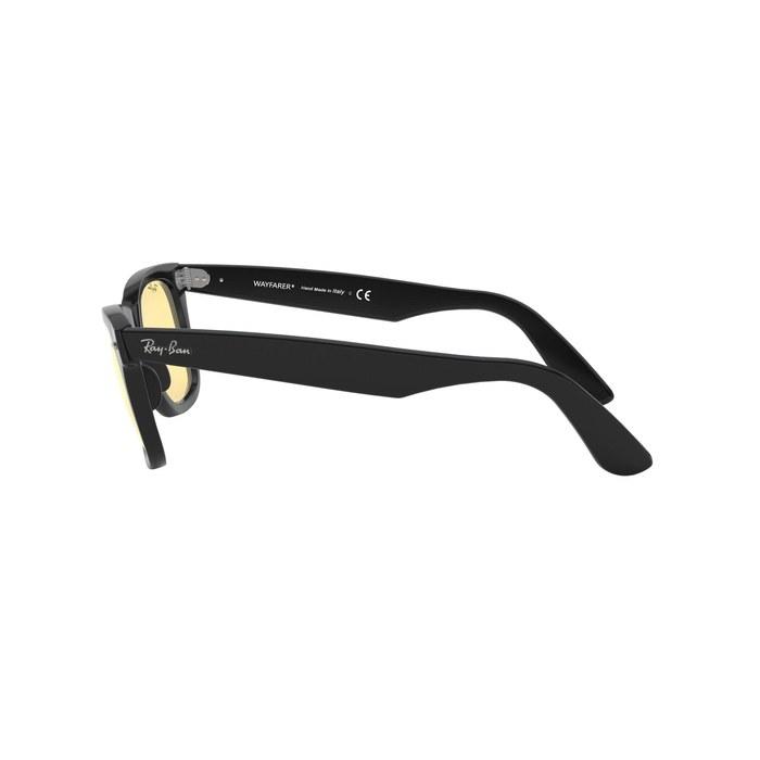 Ray-Ban 0RB2140F Wayfarer Черные 52 мм Азиатская посадка