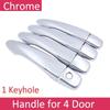 Для Nissan Kicks P15 2016 ~ Роскошный хромированный чехол для внешней дверной ручки, автомобильные аксессуары, наклейки, набор накладок из 4 дверей 2017 2018